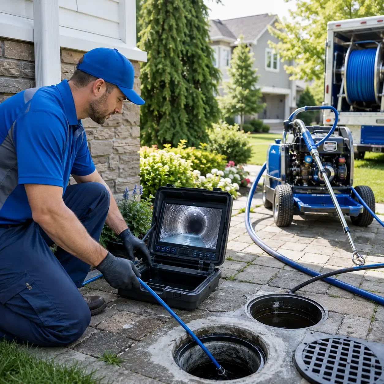 Outdoor drain cleaning professionals serving New Derry, PA